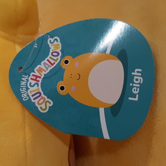 Squishmallows Leigh Toad Frog Yellow Plush Stuffed Animal Toy 7.5" - Picture 8 of 11